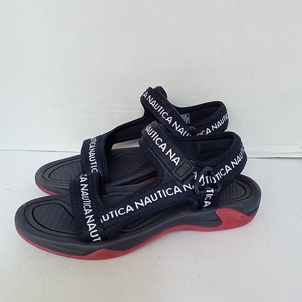 Nautica Men's Sandals Open Toe Athletic Water Shoes With‎ Strap Size 5 - Picture 4 of 5